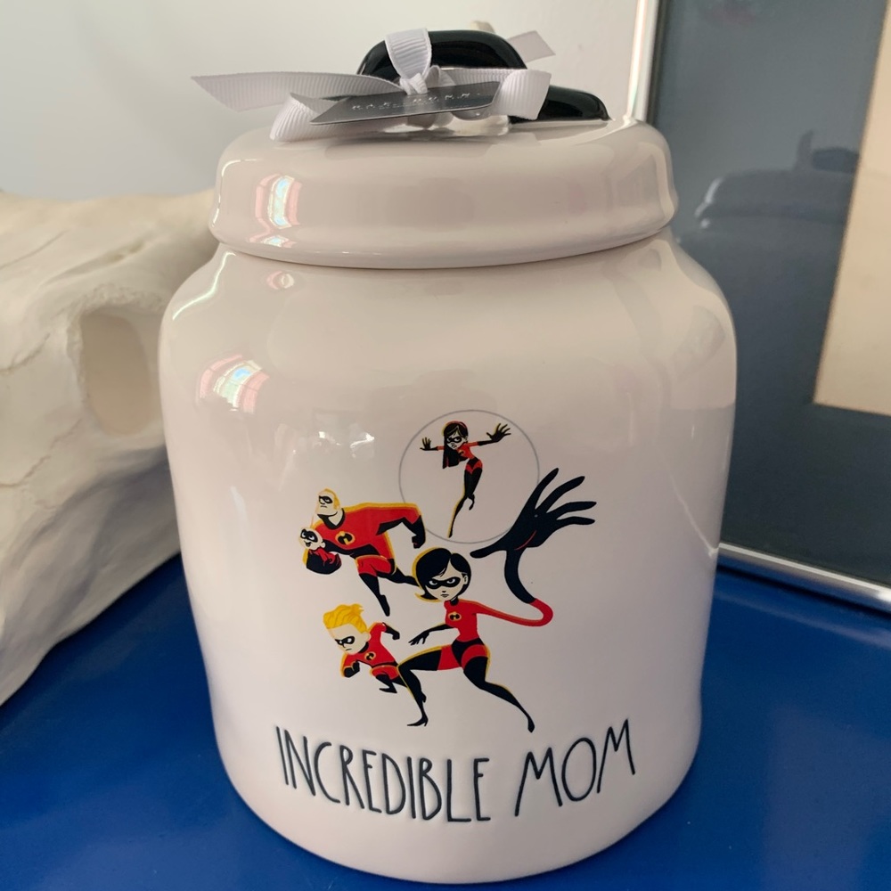 Rae Dunn Disney Pixar the Incredibles Incredible Mom Canister